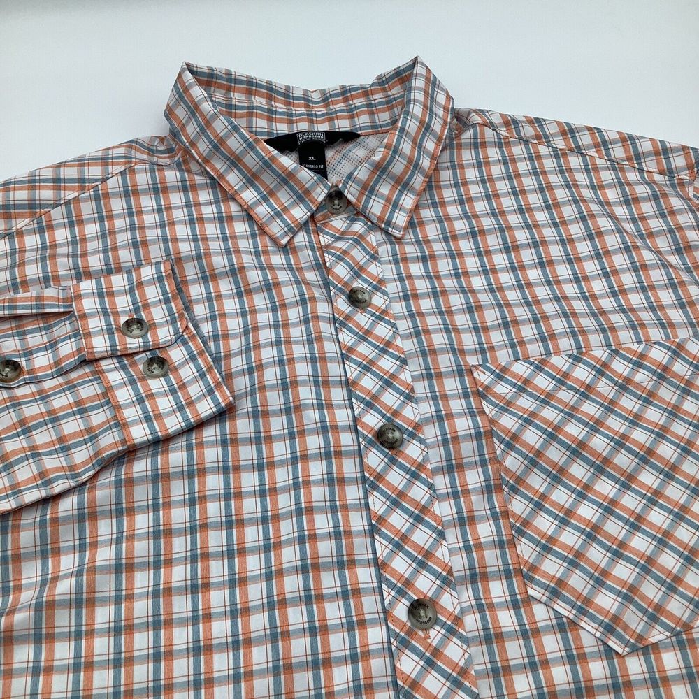 Alaskan Hardgear Duluth Trading Standard Fit Long Sleeve Button Up Shirt Size XL